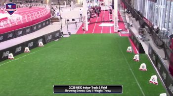 Replay: Throw - 2025 NE10 Indoor Track & Field Champ | Feb 22 @ 2 PM