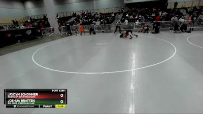 83 lbs Cons. Round 2 - Joshua Bratten, Big Game Wrestling Club vs Jaydyn Schommer, Nebraska Boyz Wrestling