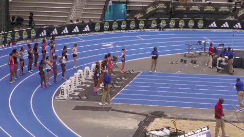 High School Girls' 60m Hurdles Freshman, Prelims 1