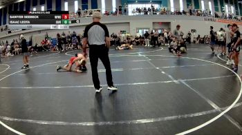 120 lbs Round 2 (6 Team) - Sawyer Seebeck, West Forsyth WC vs Isaac Leota, Caveman