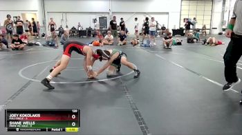 120 lbs Round 4 (8 Team) - Shane Wells, Prime WC Gold vs Joey Kokolakis, Full Circle