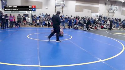 150 lbs Quarters - Darius Case, Fighting Squirrels Wrestling Club vs Kayden Quincy, Team Real Life Wrestling