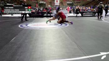 Semis - Jax Saeed, Pittsburg High School Wrestling vs Cherish Hall-Taoai, Project 8 Wrestling