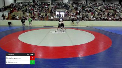 77-81 lbs Consi Of 4 - Bryson Anderson, Coweta Cobras Wrestling Club vs Finn Oprea, Georgia