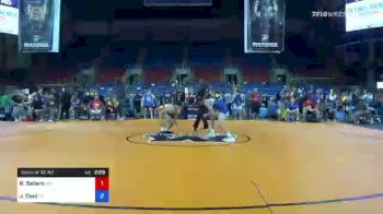 106 lbs Consi Of 32 #2 - Rhys Sellers, New Mexico vs Jeremy Oani, California