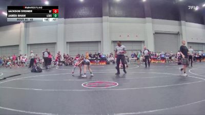 65 lbs Cons. Semi - Jackson Steiner, Well Trained vs James Shaw, Larue County Wrestling Club