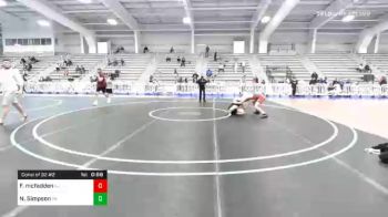 145 lbs Consolation - Finnegan Mcfadden, NJ vs Nate Simpson, PA