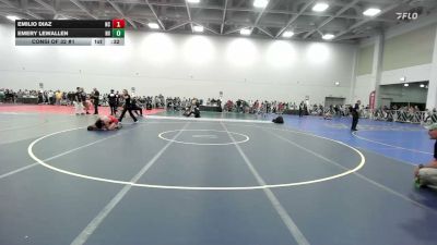 106 lbs Consi Of 32 #1 - Emilio Diaz, NC vs Emery Lewallen, NV