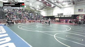 105 lbs Champ. Round 2 - Sarah Hoble, La Mirada vs Isabella Ramirez, Palm Springs