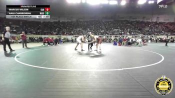 B4A-215 lbs 1st Place Match - Marcus Wilson, Clinton vs Kale Charboneau, Wagoner