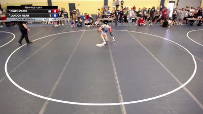 106 lbs Cons. Round 4 - Owen Zabel, MN vs Landon Near, IL