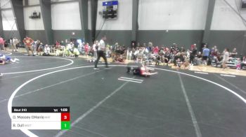 78 lbs Rr Rnd 1 - Ole Massey OHanlon, Mat Demon WC vs Burl Dull, Mattime
