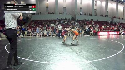 103-105 lbs 1st Place Match - Jasmine Mohajerin, Williamsburg Wrestling Club vs Maeve Dunn, Cavalier Wrestling Club