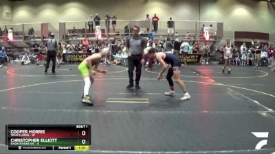 110 lbs Quarterfinals (8 Team) - Cooper Morris, Team Illinois vs Christopher Elliott, Ragin Raisins WC