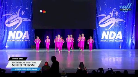 South Texas Strutters - Mini Elite Pom [2025 Mini - Pom - Small Day 2] 2025 NDA All-Star National Championship