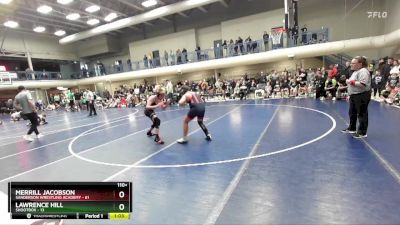 110+ Semis & 3rd Wb (16 Team) - Lawrence Hill, Shootbox vs Merrill Jacobson, Sanderson Wrestling Academy