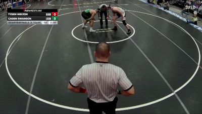 285 lbs Quarterfinals (8 Team) - Tysen Welton, Burwell vs Caden Swanson, Loomis
