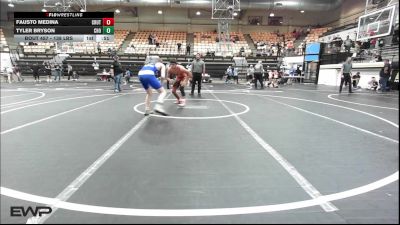 138 lbs Consolation - Fausto Medina, Crutchmer Wrestling vs Tyler Bryson, Choctaw