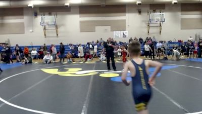 56-59 lbs Champ. Round 2 - Kole Thomsen, Fighting Squirrels Wrestling Club vs Walker Anderson, Fighting Squirrels Wrestling Club