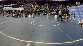 3A 126 lbs Cons. Semi - Tyson Croce, Havelock High School vs Kaden Helms, North Lincoln High School