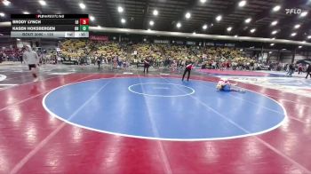 120 lbs Cons. Round 1 - Kasen Hoksbergen, BHRV Nighthawks vs Brody Lynch, Lewiston Bengals