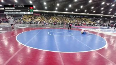 120 lbs Cons. Round 1 - Kasen Hoksbergen, BHRV Nighthawks vs Brody Lynch, Lewiston Bengals