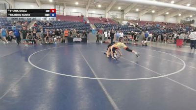 132 lbs Champ. Rd Of 32 - Frank Soliz, Gold Rush Wrestling vs Camden Kuntz, Fighting Squirrels Wrestling Club