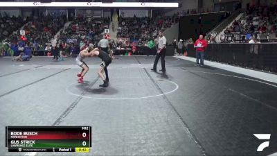 100 lbs Cons. Round 2 - Bode Busch, Manhattan vs Gus Strick, Lawrence Elite