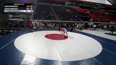 120 lbs Cons. Quarters - Alexa Marshall, Utah vs Kalea Markulis, Hawaii