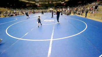 36 lbs Consi Of 8 #2 - Logan Bacon, Smith Wrestling Academy vs Braylyn Grigg, Tulsa Blue T Panthers