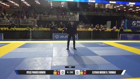 Eliyahu Moshe R. Thomas vs Rylee Parker Bowen 2025 Pan Kids Jiu-Jitsu IBJJF Championship