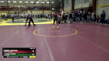 165 lbs Champ. Round 1 - Barry Norman, Blair Academy vs Tyson Clear, Malvern