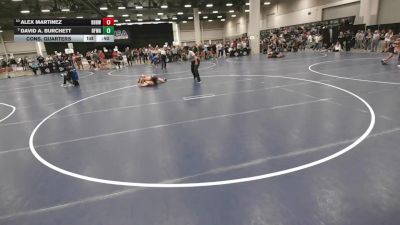 150 lbs Cons. Quarters - Alex Martinez, Built By Brunson Wrestling vs David A. Burchett, Black Fox Wrestling Academy