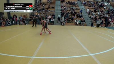 80 lbs Round 3 - Lennon Haskenhoff, Hammering Hawks vs Alivia Emms, Victory School Of Wrestling