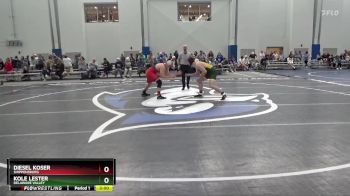197 lbs Champ. Round 2 - Diesel Koser, Shippensburg vs Kole Lester, Delaware Valley