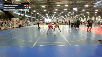 160 lbs Rr Rnd 3 - Dawson Messinger, Journeymen Wrestling Red vs Brock Weaver, Flickr Boyz Daifugo