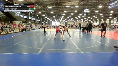 160 lbs Rr Rnd 3 - Dawson Messinger, Journeymen Wrestling Red vs Brock Weaver, Flickr Boyz Daifugo