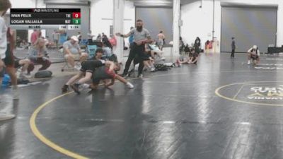 90 lbs Rr Rnd 4 - Ivan Felix, The Barn - BHSE vs Logan Vallalla, Mat Warriors White - BHSE