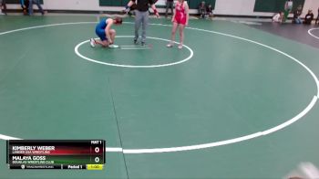 120 lbs Cons. Round 1 - Kimberly Weber, Lander USA Wrestling vs Malaya Goss, Douglas Wrestling Club