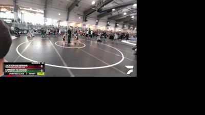52 lbs Semifinal - Cameron Alvarado, All American Wrestling Club vs Jackson Dickerman, Texarkana Wrestling Club