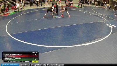 56 lbs Cons. Round 4 - Graham Cochran, Uintah Wrestling vs Easton Horrocks, Uintah Wrestling