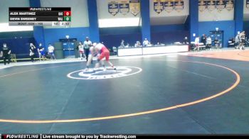 165 lbs Champ. Round 1 - Devin Sweeney, Washington & Lee vs Alek Martinez, Unattached