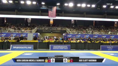 Akira Carolina Michelle Saunders vs Jade Elliott Hardiman 2026 Pan Kids Jiu-Jitsu IBJJF Championship