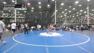 108 lbs Semifinal - Blake Rodrigues, Prime Time - HSC vs Rhys Whittaker, Apache Blue - HSC