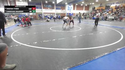 138 lbs Cons. Round 3 - Tristan Tyner, Colony vs Christian Granger, Rim Of The World