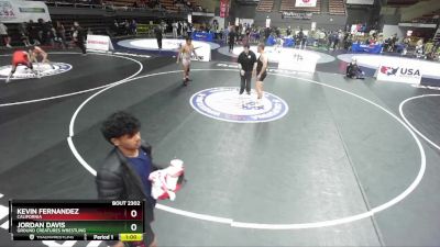 97 lbs 3rd Place Match - Kevin Fernandez, California vs Jordan Davis, Ground Creatures Wrestling