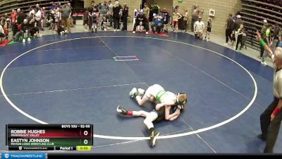 52-55 lbs Cons. Round 2 - Robbie Hughes, Pahranagat Valley vs Eastyn Johnson, Payson Lions Wrestling Club