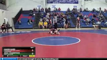 150 lbs 7th Place Match - Issac Culbertson, WEST JEFFERSON vs Xavier Baird, SOUTHEASTERN LOCAL (South Charleston)