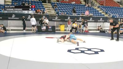 105 lbs Cons. Quarters - Julie Gatto, Virginia vs Vivienne Popadiuc, New Mexico