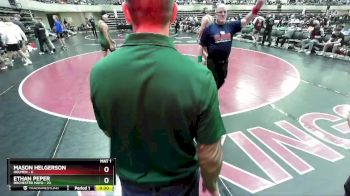 285 lbs Round 3 (4 Team) - Peter Ha, Rochester Mayo vs Tristen Brennan, Holmen